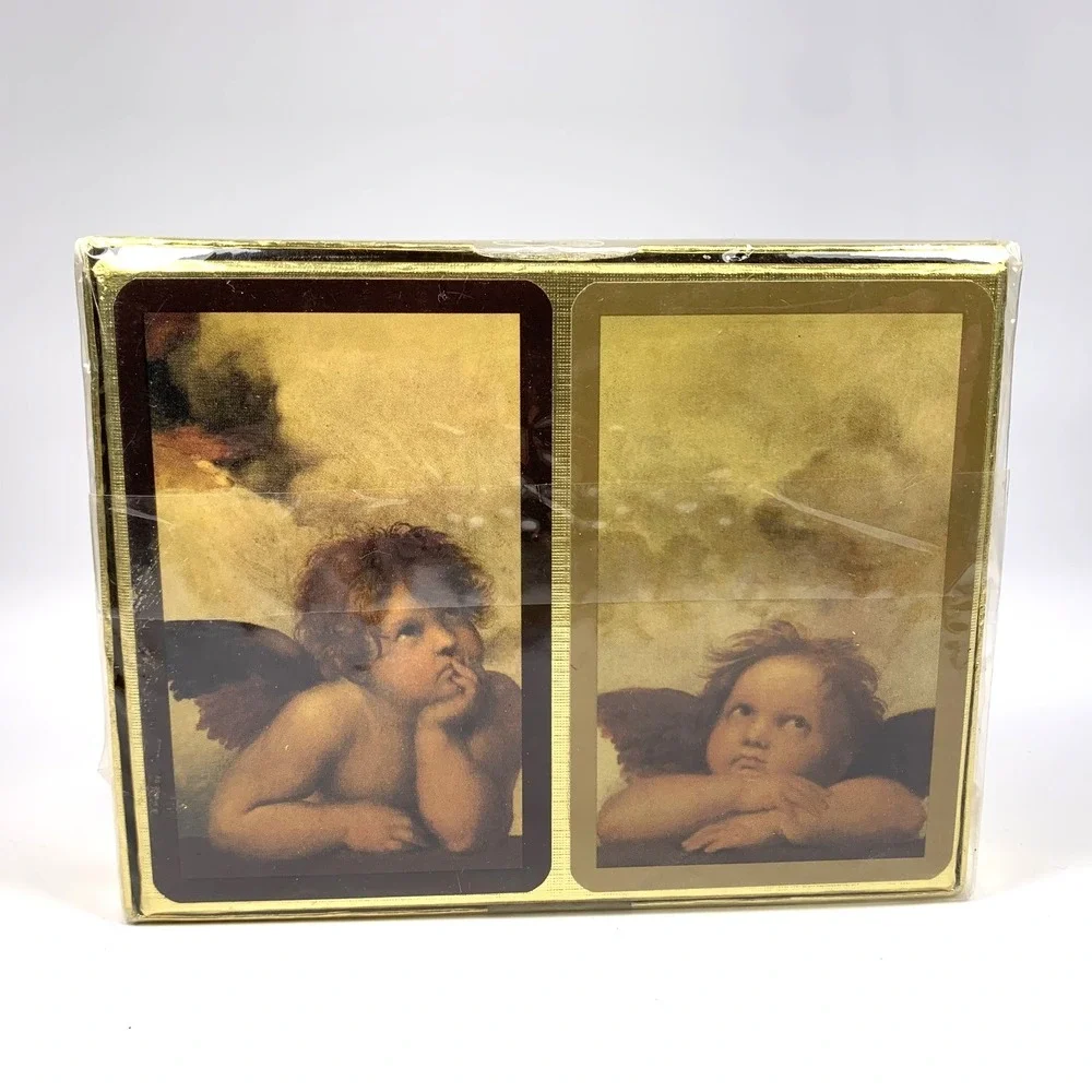 Vintage Platnik 2278 Renaissance Raphael‎ Playing Cards Brand New Sealed Box